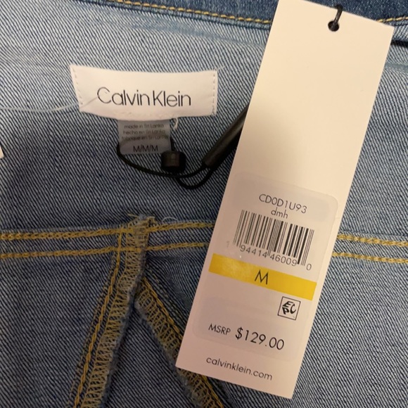 NWT Calvin Klein Jean Jacket - Picture 5 of 5